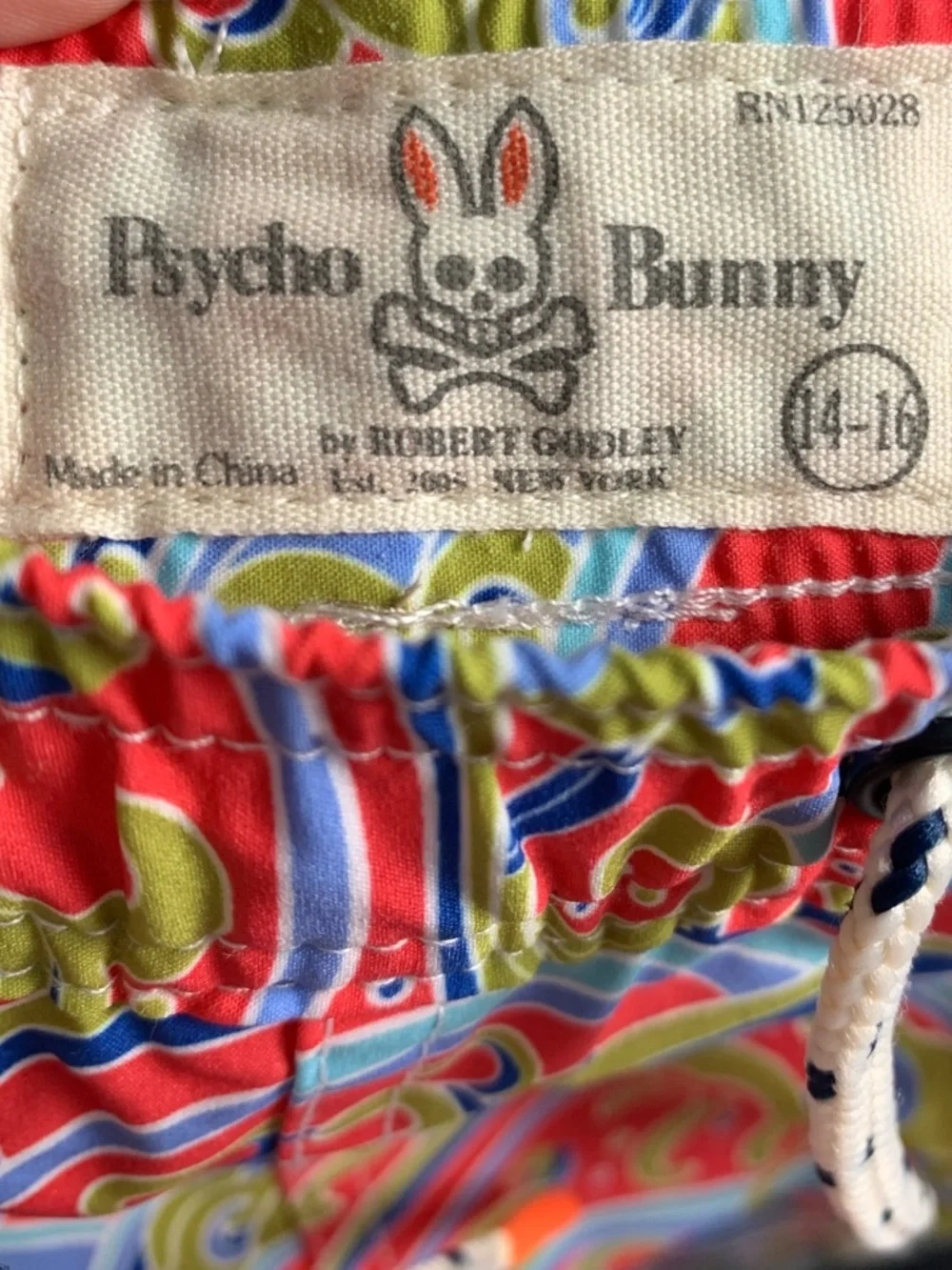 Psycho Bunny bold multicolor